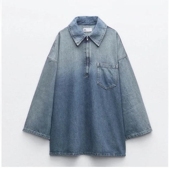 Zara Dresses & Skirts - Zara TRF Denim mini dress